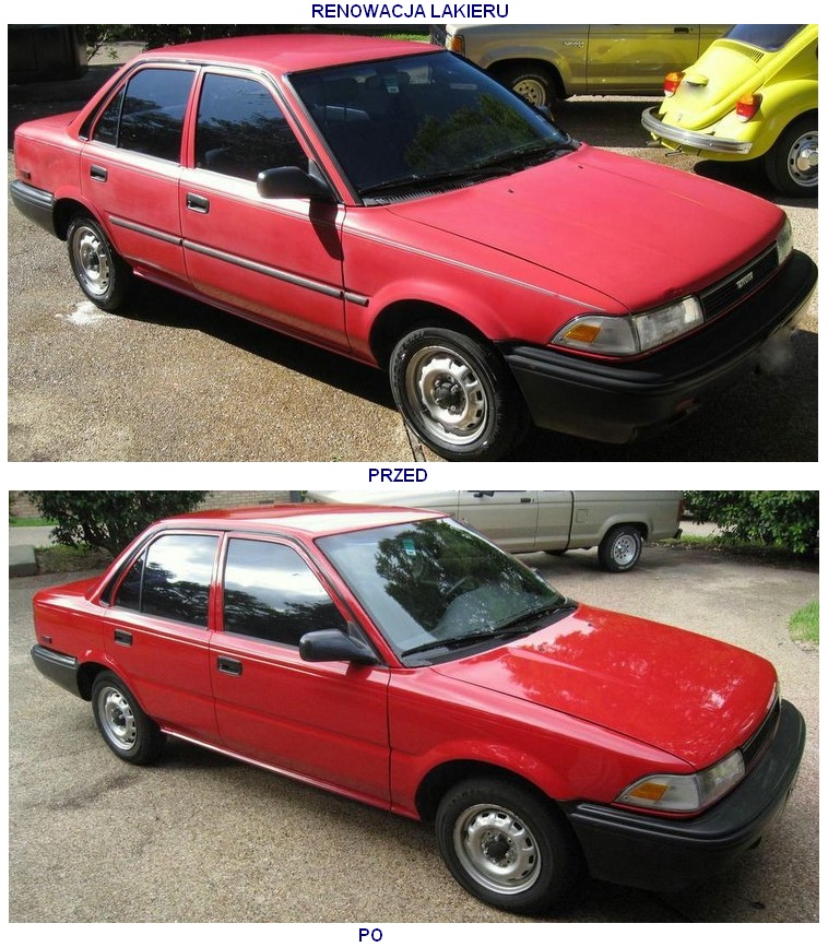 auto po renowacji lakieru